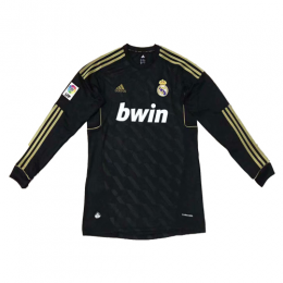 11-12 Real Madrid Away Retro Long Sleeve Jersey Shirt